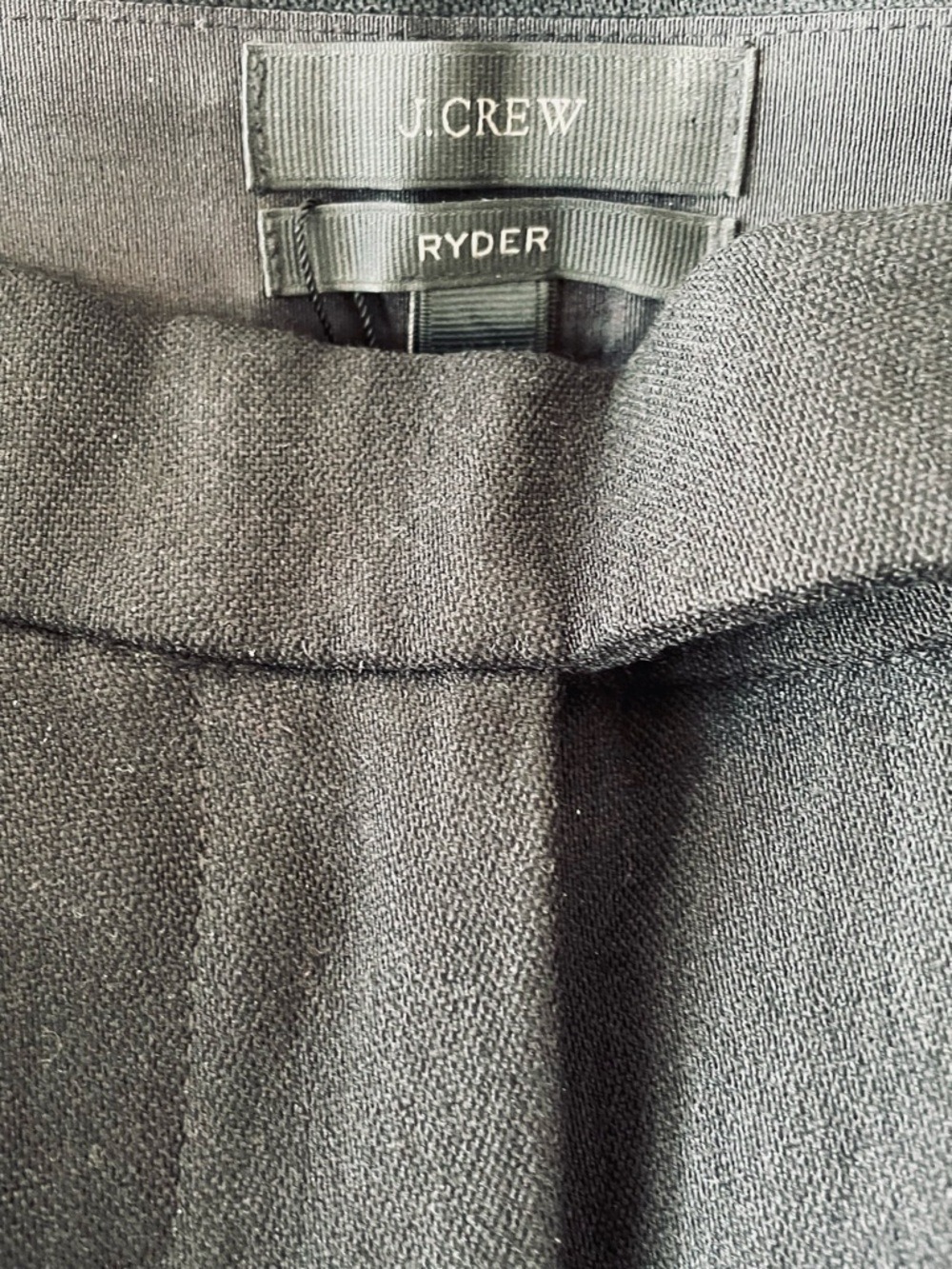J. Crew Black "Ryder" Cigarette Ankle Pants - Size 4 BNWT - Picture 5 of 12